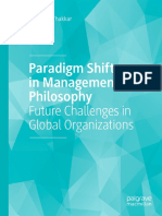 Paradigm Shift in Management Philosophy: Future Challenges in Global Organizations (2020, Palgrave Macmillan)