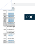 Daftar Surat Masuk Per Agustus-Oktober 2021