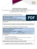 Guía para El Desarrollo Del Componente Práctico y Rúbrica de Evaluación - Unidad 3 - Fase 4 - Implimentación Del Proyecto en El Entorno Educativo
