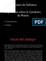 Expo Eutidemo - Platón - Seminario de Sofística Powerpoint