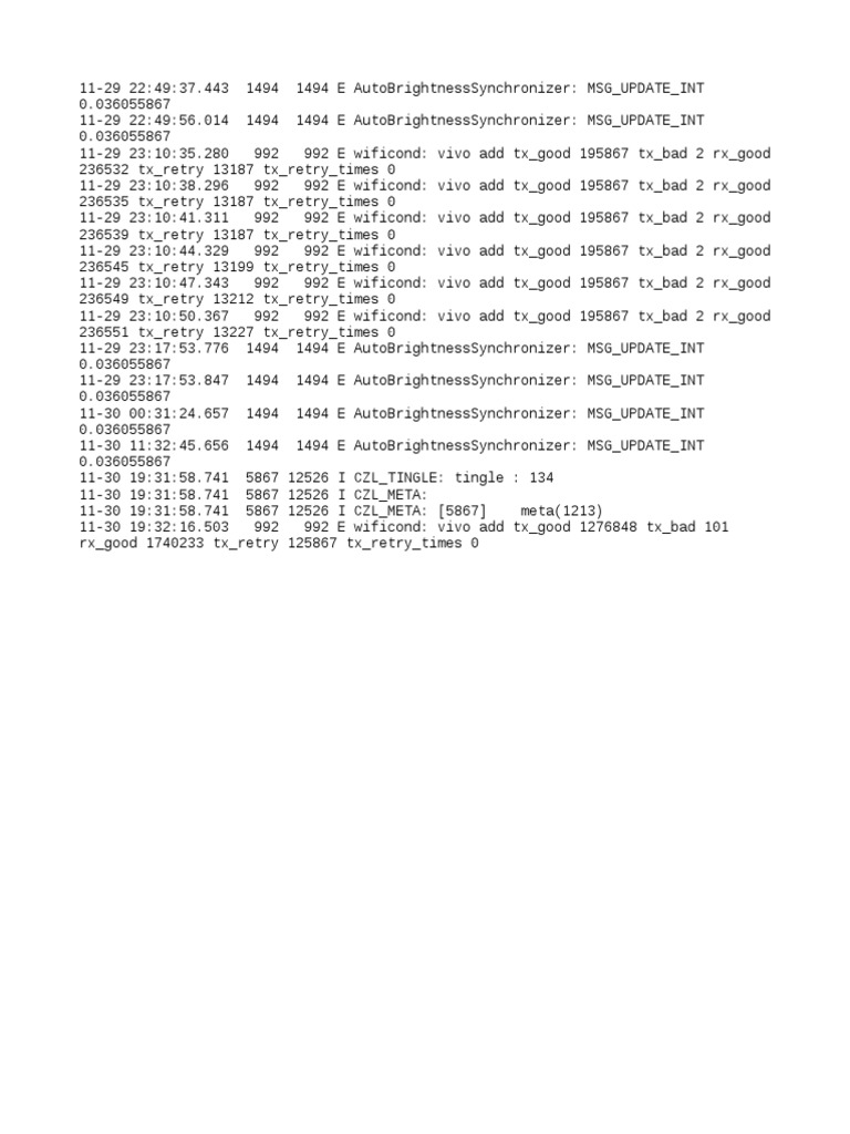 Log | PDF | Technology & Engineering