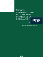 Metodos Cualitativos para Estudiar A Los Usuarios de Información