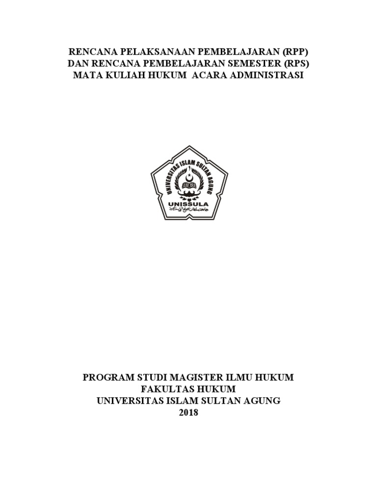 administrative-law-procedure-course-plan-and-semester-learning-plan-pdf