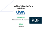 Administración de Empresa I - Tarea 10