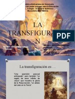 Presentación Religión Signos de La Transfiguración