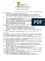 Bibliografia de Química Orgânica I