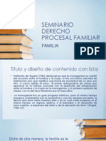 Seminario Derecho Procesal Familiar