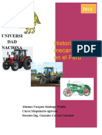 Historia de la mecanización agrícola en el Perú