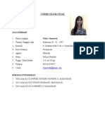 Curriculum Vitae Yesica Tumewah (Job Application Form Beauty Advisor)