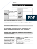 Professional Growth Plan