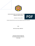 (Sementara) PROPOSAL SISTEM MONITORING DAN KENDALI BEL PINTU OTOMATIS BERBASIS ARDUINO MEGA