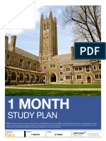 2021 EMPOWER Test Prep 1 Month Study Plan For The GRE Test