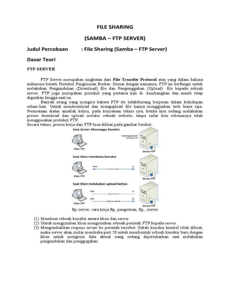 Perbandingan Samba dan FTP Server | PDF