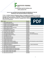 Resultado Definitivo Hipossuficiencia