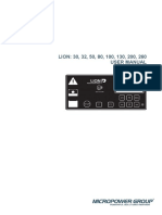 Battery Charger LION - 30, 32, 50, 80, 100, 130, 200, 260 - User Manual