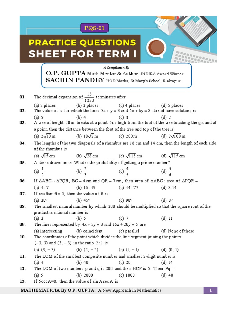 PQS X Math | PDF | Area | Circle