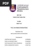 Case Study Analysis (MGT 300)