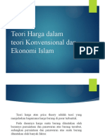 Teori Harga Dalam Teori Konvensional Dan Ekonomi Islam