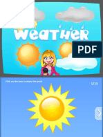 Weather (Clima - Flashcards y Actividad)