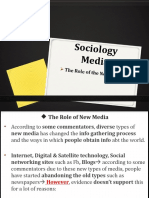 Sociology Media: The Role of The New Media