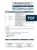 Pro DH 02 Procedimiento para Seleccion y Contratacion de Personal Administrativo y Docente