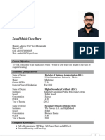 Zehad Muhit Chowdhury: Career Objective