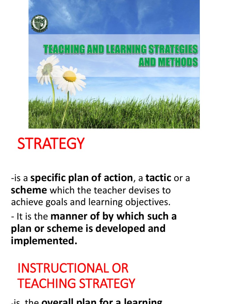 Effective Teaching Strategies Overview | PDF | Lecture | Learning
