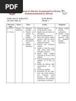 Fdar For Indwelling Foley Catheter