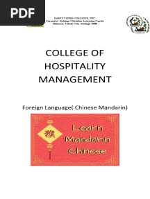Foreign Language Mandarin