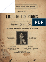 Libro de Los Epodos: JJ Colección de Autores Clásicos, Griegos Y Latinos
