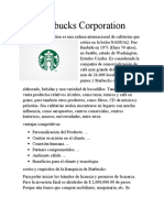 Starbucks Corporation Derecho