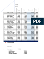 Philippine Christian University: Payroll For The Period September 1-15,2021