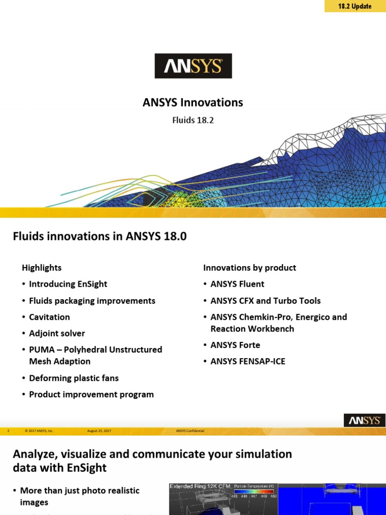 ANSYS Innovations: Fluids 18.2 | PDF | Computational Fluid Dynamics ...