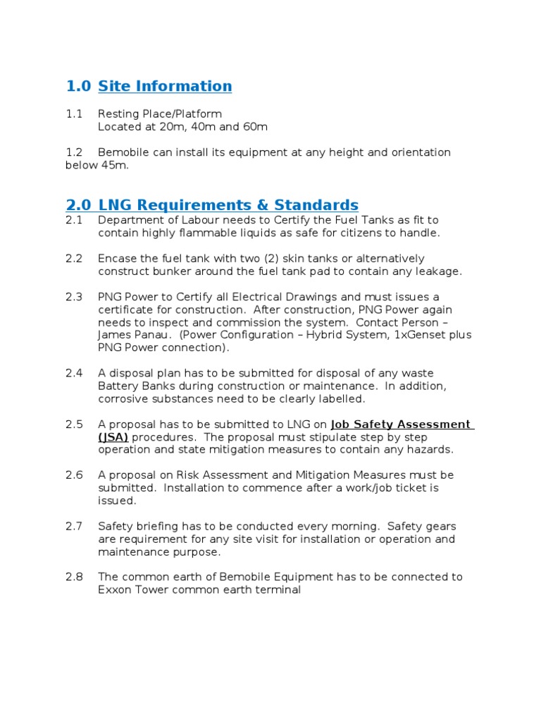 LNG Installation Safety Standards Guide | PDF