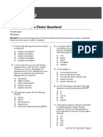 Practice Test 2: Section I (Multiple-Choice Questions)