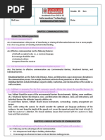 Communication Skills Class 10 Notes | PDF | Communication | Nonverbal ...