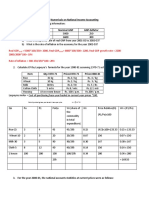 Numericals On National Income Accounting 2017-2