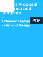 Project Proposal Guidance and Template Extended Diploma in Art and Design