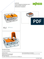 Fiche Technique Borne de Connexion Wago 221 613