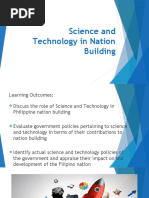 Science and Technology in Nation Building