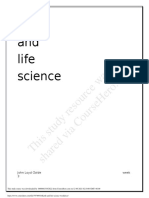 Earth and Life Science: This Study Resource Was