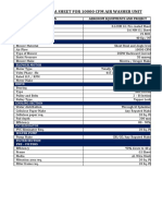 Technical Data Sheet for Air Washer Unit 10000 CFM and 25000 CFM (1)