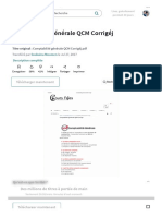 Comptabilité Générale QCM Corrigéj - PDF - Comptabilité - Immobilisations