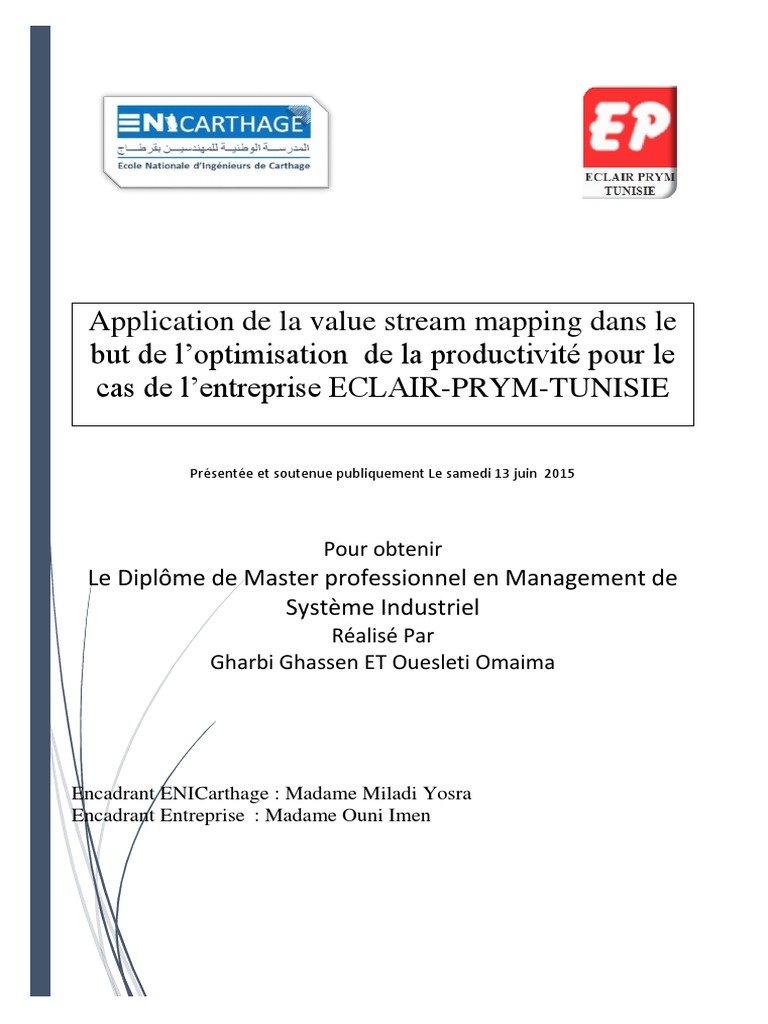 Que Represente Cette Icone Dossier Fermeture Eclair Application de La Value Stream Mapping Eclair Prym Tunisie | PDF | Six  Sigma | Lean (production)
