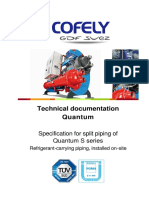 285.01 Specification For Split Piping of Quantum S Series 1.00