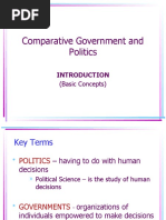 Comparative Government and Politics: (Basic Concepts)