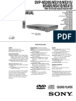 Service Manual: CD/DVD Player