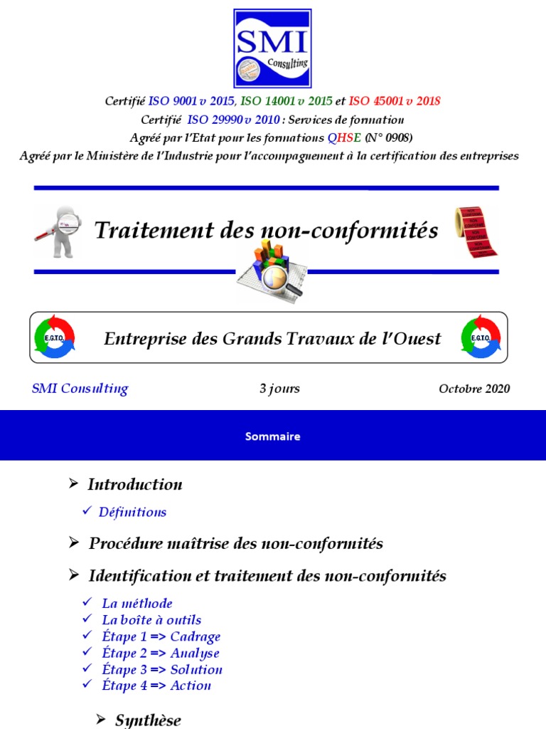 Qu’Est-Ce Que La Non-Conformité, Et Comment Bien La Traiter – NTRJT