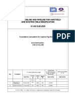 Foundation Calculation For Gasline Pig Receiver (2020 - 01 - 20)