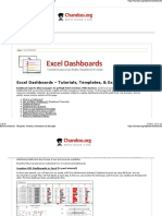 Excel Dashboards - Templates, Tutorials, Downloads and Examples